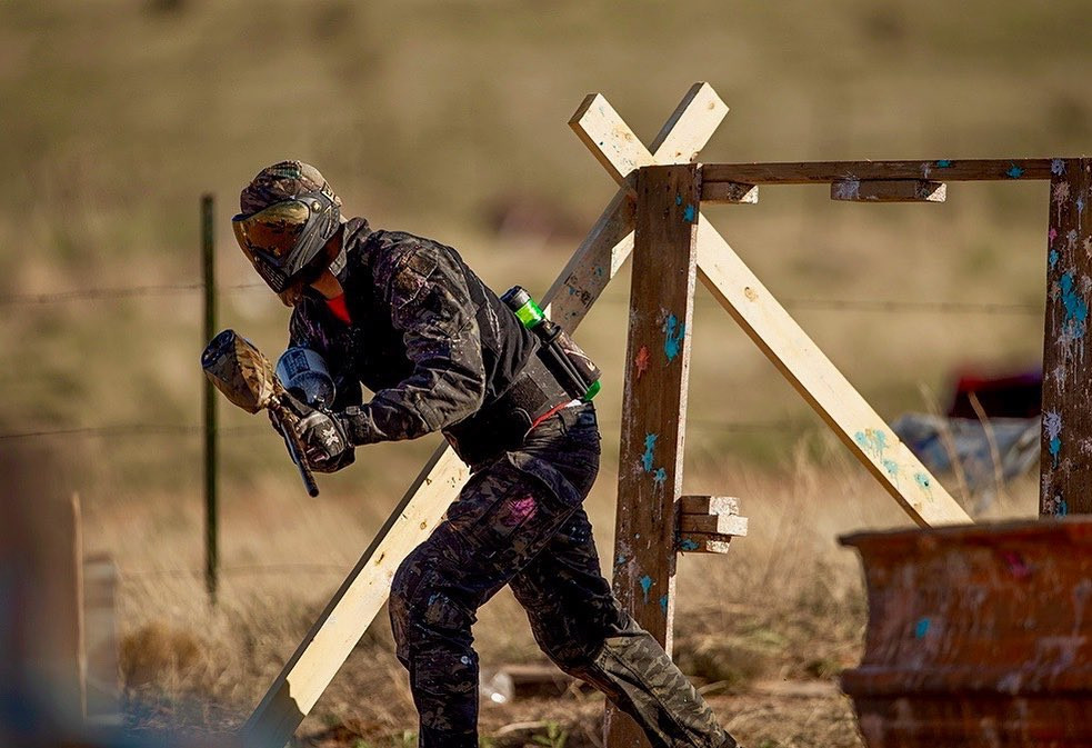  The ranch even includes a large paintball arena