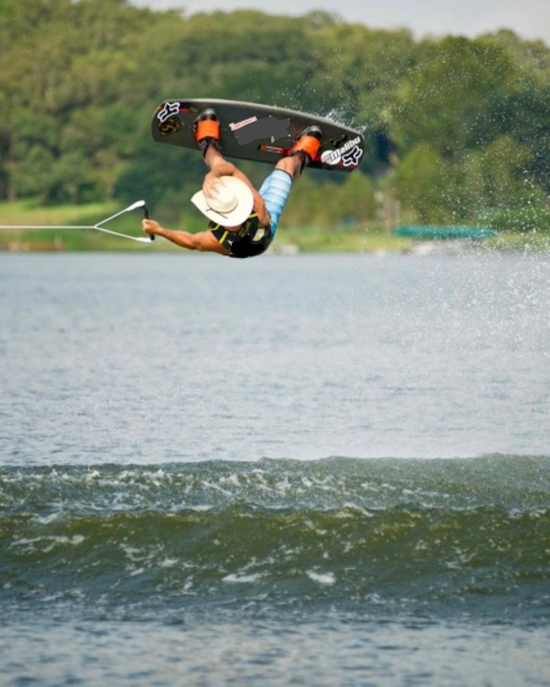  Donald Cerrone enjoys wakeboarding at a nearby lake