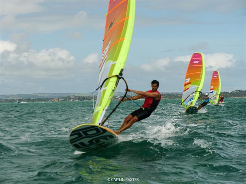 Shahar Zubari (ISR) - 2020 RS:X Windsurfing World Championships, day 4 - photo © Caitlin Baxter