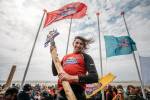 Ross-Dillon Player with the trophy at Red Bull Megaloop in Zandvoort, The Netherlands on Saturday 8 June, 2019