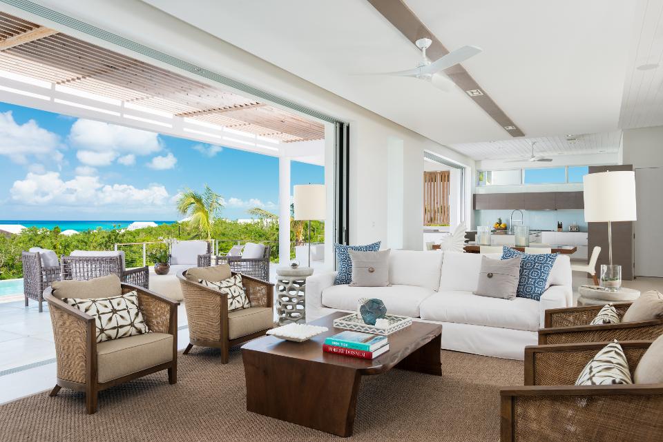 Each villa offers spacious indoor and outdoor living areas and multiple master suites. 