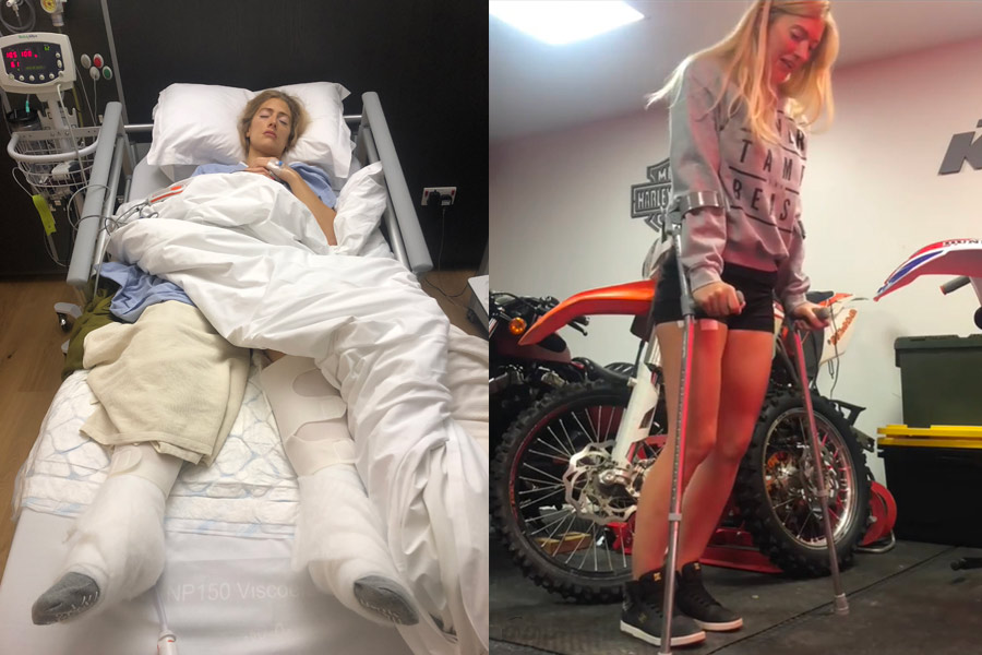 off road racer Vanessa Ruck recovering from her accident