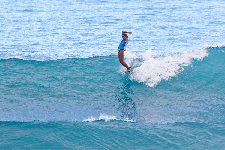 Honolua Blomfield: a two-time World Longboard Tour champion | Photo: Hain/WSL