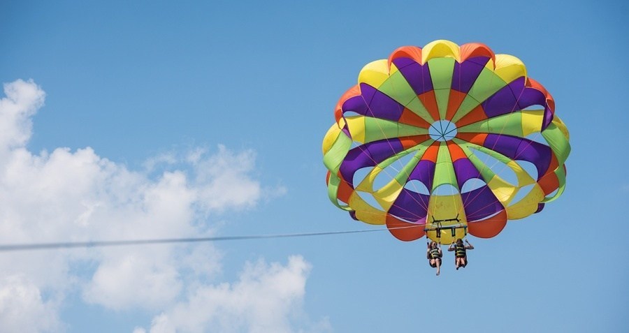 parasailing